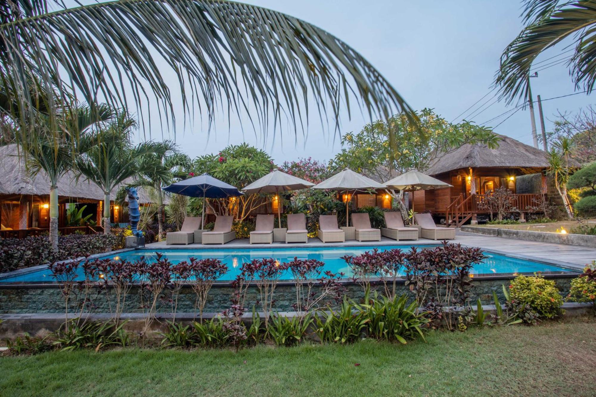 Lembongan Mantra Huts Hotel Kültér fotó
